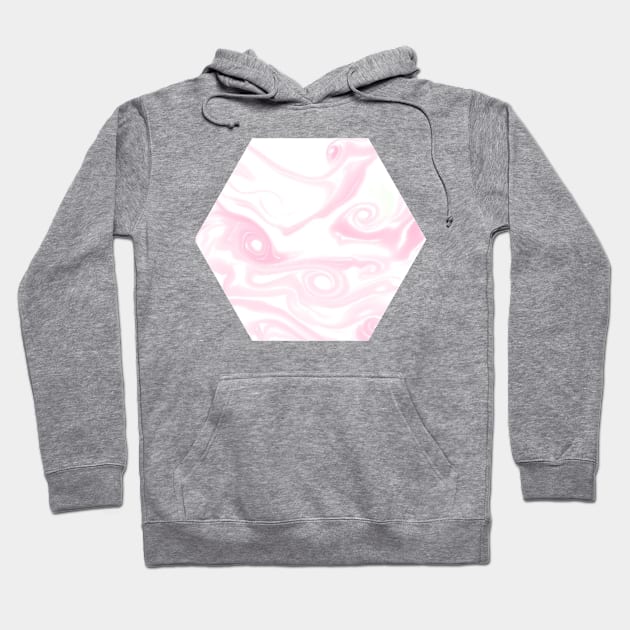 Coral Pink Swirls Hoodie by Designs_by_KC